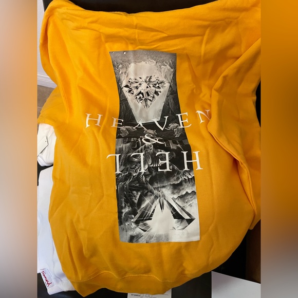 Diamond Supply Co Heaven and Hell Hoodie S L All New OG 2 Blk/ wht/ gold sweater - Picture 9 of 13